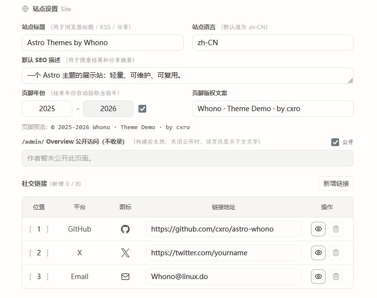 Site 分组截图